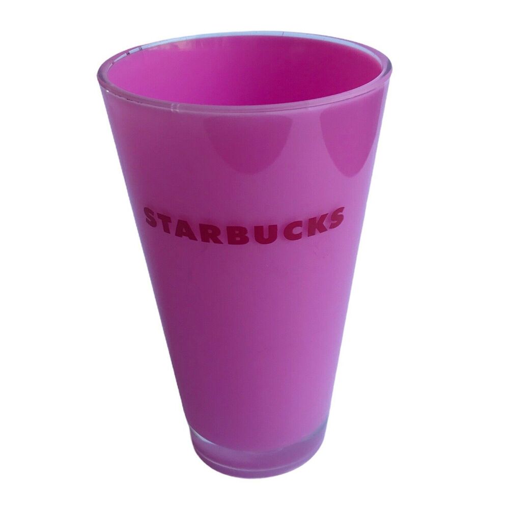 Starbucks Pink Tumbler Grande Spellout Cold Cup Drink Acrylic Orchid Purple Red